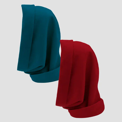 Hairbrella Satin Lined, Waterproof Infinity Rain Scarf - Bundle (2)