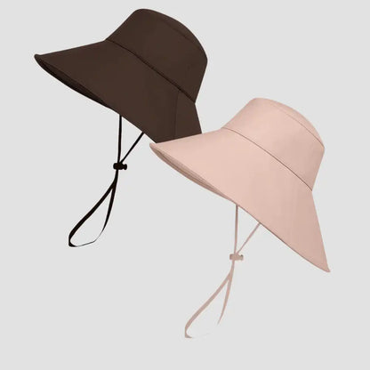 Hairbrella Waterproof, Satin-Lined, Wide Brim Sun Hat, Bundle (2)