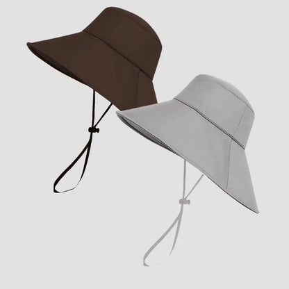 Hairbrella Waterproof, Satin-Lined, Wide Brim Sun Hat, Bundle (2)
