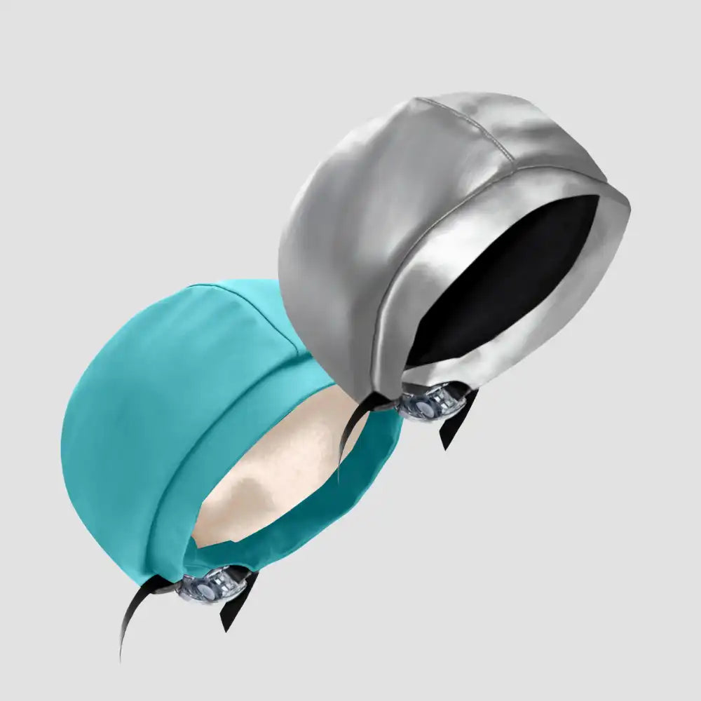 Hairbrella Satin-Lined Waterproof, Adjustable Sport Swim Cap, Bundle (2)