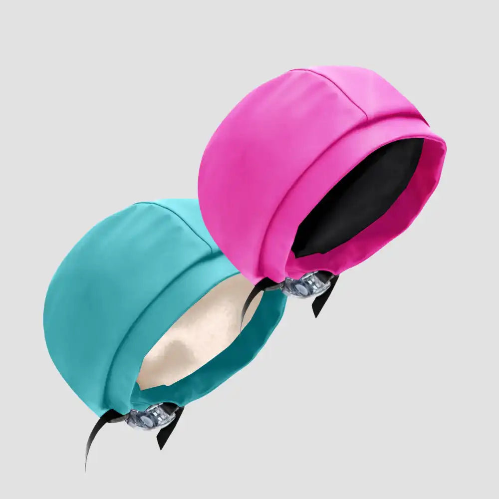 Hairbrella Satin-Lined Waterproof, Adjustable Sport Swim Cap, Bundle (2)