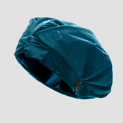 Hairbrella Satin-Lined Waterproof, Adjustable Shower Cap Men