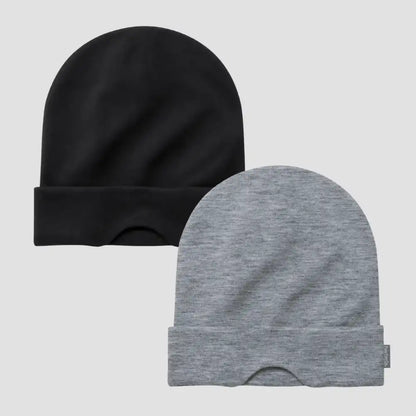 Nap Cap™ Travel — Modal Travel Beanie with Hidden Eye Mask & Satin Lining, Bundle 2