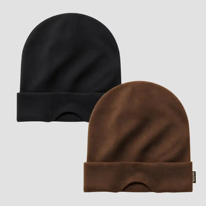 Nap Cap™ Travel — Modal Travel Beanie with Hidden Eye Mask & Satin Lining, Bundle 2