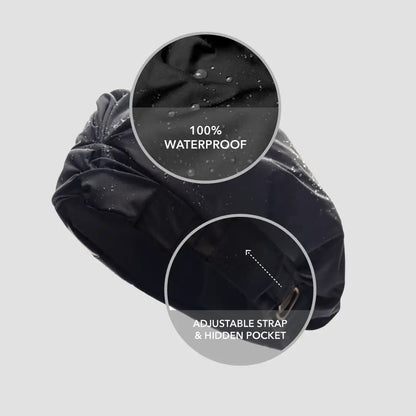 Hairbrella Satin-Lined Waterproof, Adjustable Shower Cap