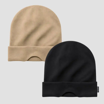 Nap Cap™ Travel — Modal Travel Beanie with Hidden Eye Mask & Satin Lining, Bundle 2