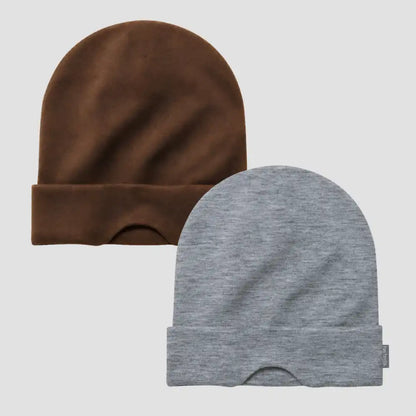 Nap Cap™ Travel — Modal Travel Beanie with Hidden Eye Mask & Satin Lining, Bundle 2