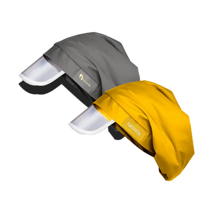 Hairbrella Satin- Lined, Waterproof, Rain Hat Bundle (2)