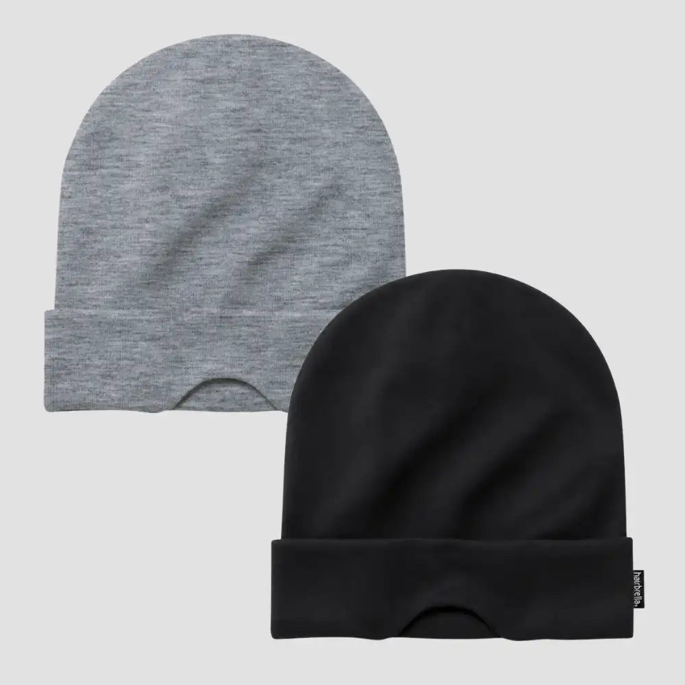 Nap Cap™ Travel — Modal Travel Beanie with Hidden Eye Mask & Satin Lining, Bundle 2