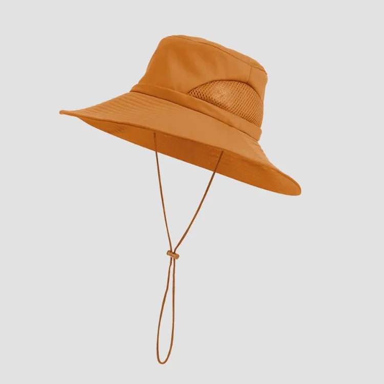 Satin-Lined, Waterproof Hiking Sun Hat
