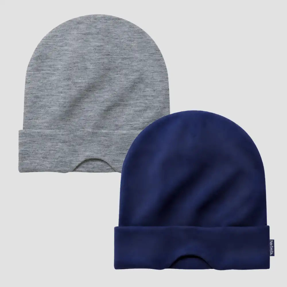 Nap Cap™ Travel — Modal Travel Beanie with Hidden Eye Mask & Satin Lining, Bundle 2