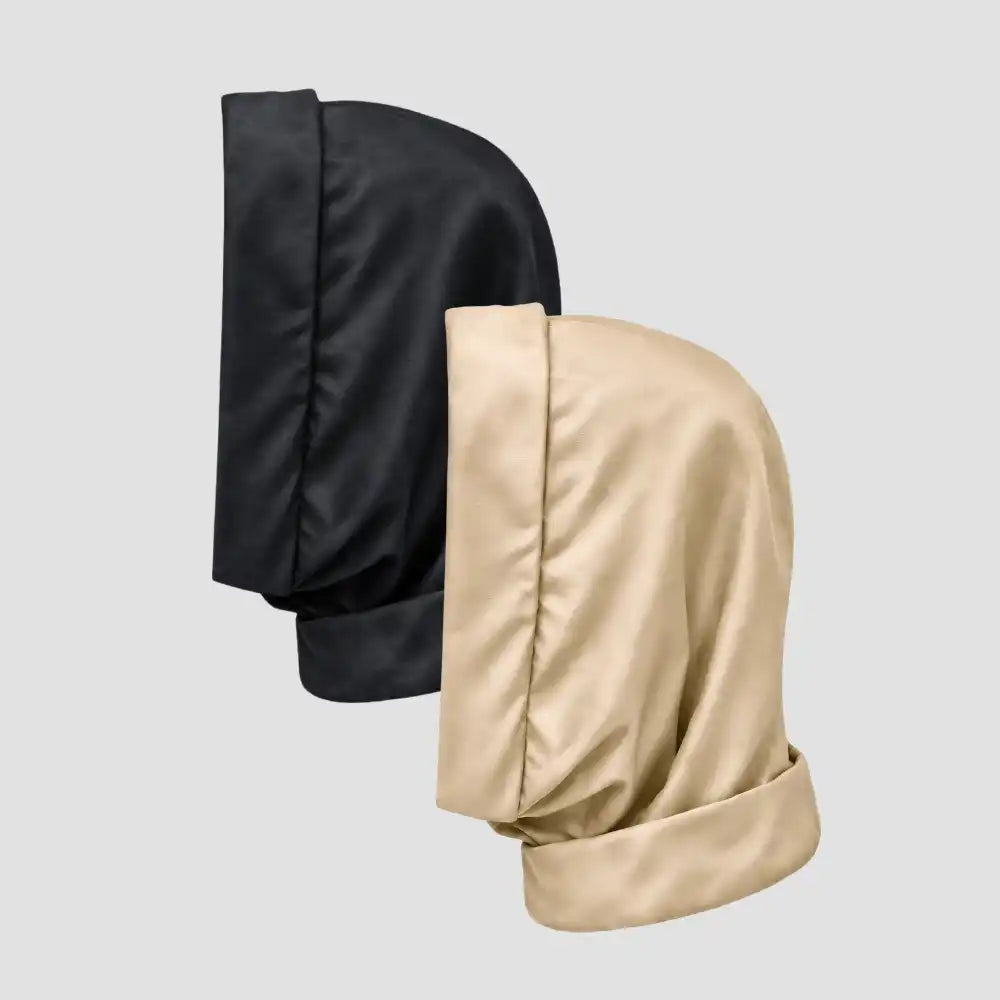 Hairbrella Satin-Lined, Waterproof, Packable Lite Rain Scarf - Bundle(2)