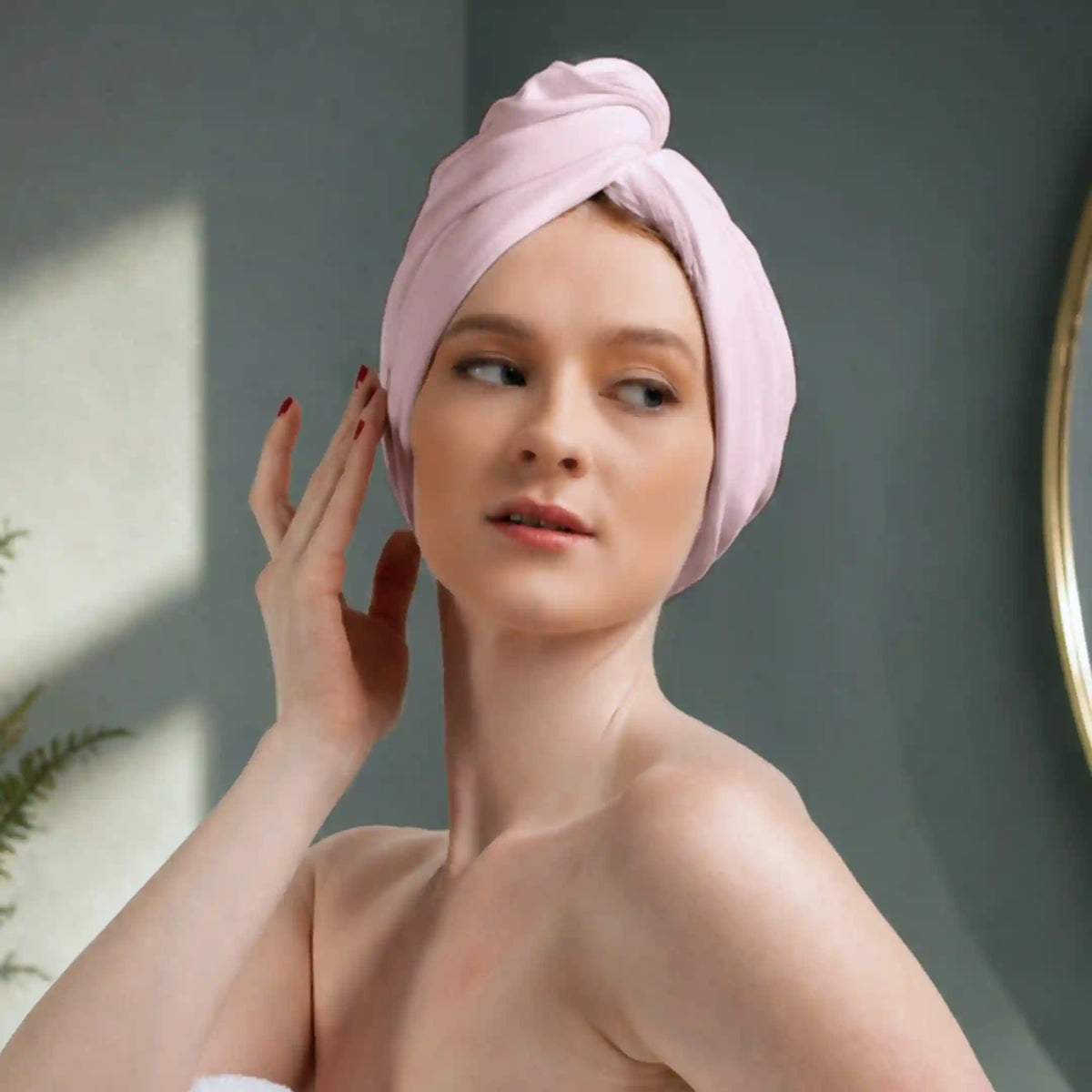 Hairbrella 2-in-1 Satin Twist Towel Turban