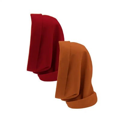 Hairbrella Satin Lined, Waterproof Infinity Rain Scarf - Bundle (2)