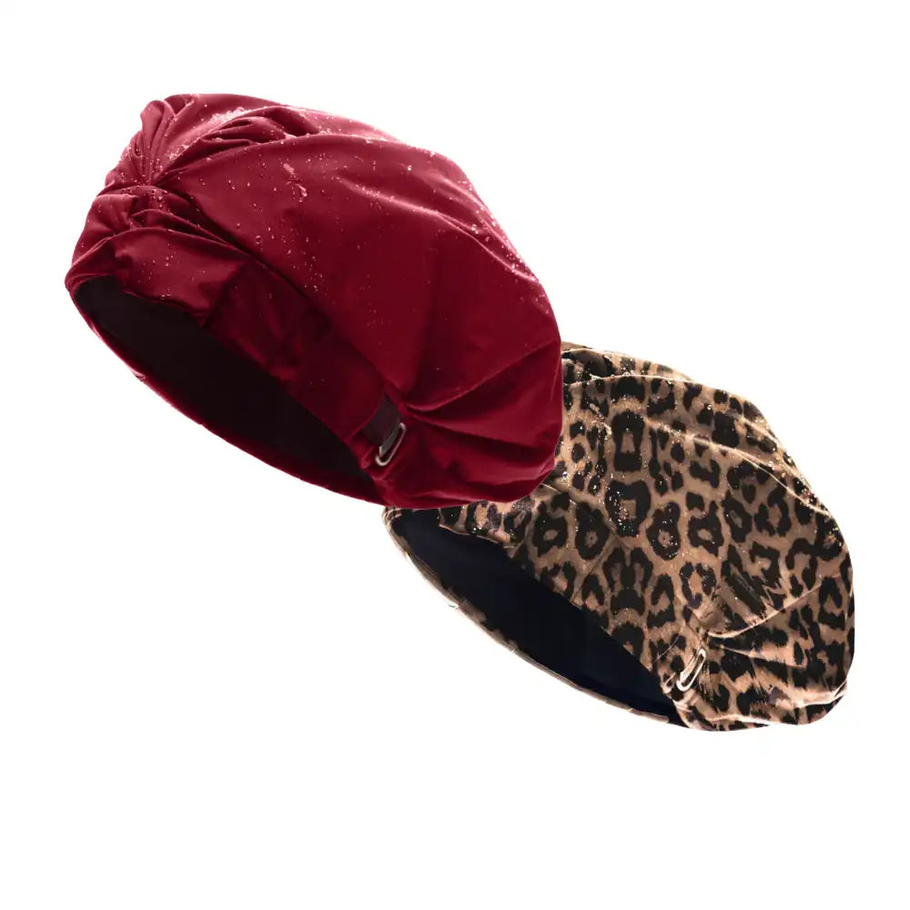 Hairbrella Satin-Lined Shower Cap - Bundle (2)