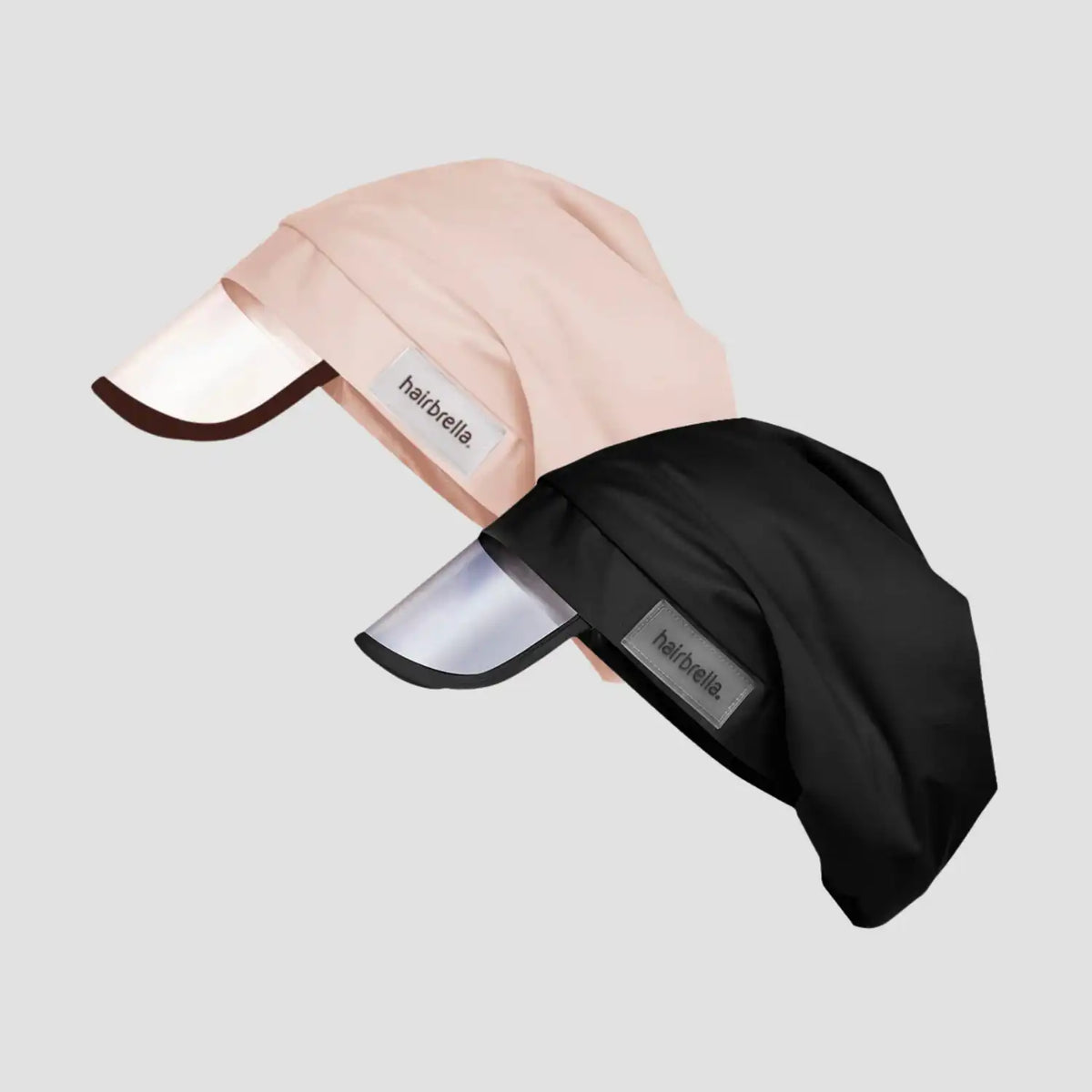Hairbrella Satin- Lined, Waterproof, Rain Hat Bundle (2)