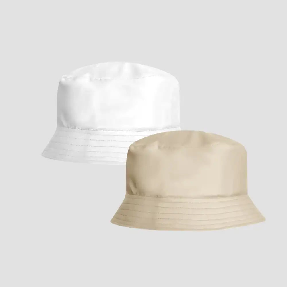 Satin-Lined, Waterproof Matte Bucket Hat - Bundle (2)