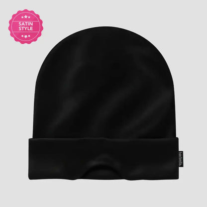 Nap Cap™ Travel — Modal Travel Beanie with Hidden Eye Mask & Satin Lining