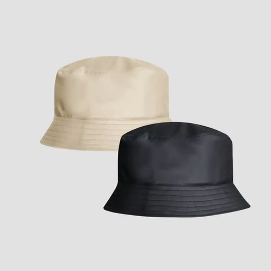 Satin-Lined, Waterproof Matte Bucket Hat - Bundle (2)