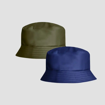 Satin-Lined, Waterproof Matte Bucket Hat - Bundle (2)