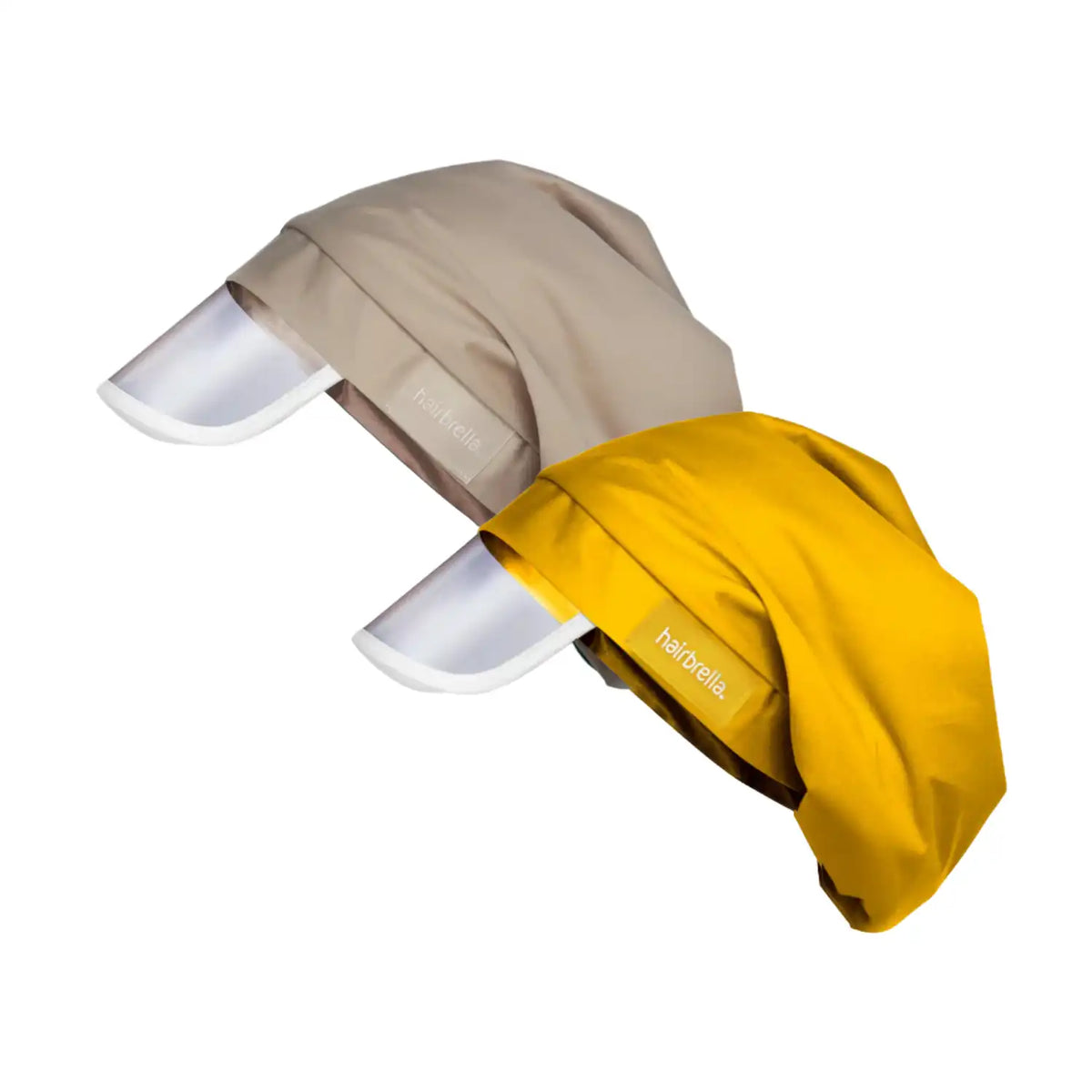 Hairbrella Satin- Lined, Waterproof, Rain Hat Bundle (2)