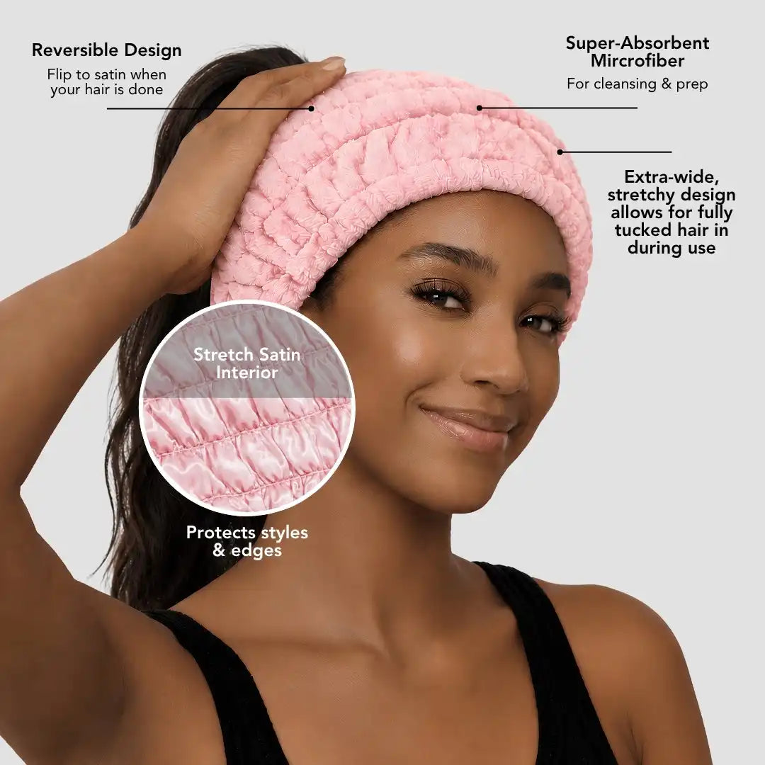 Hairbrella 2-in-1 Satin Spa Headband™ , Bundle of 3