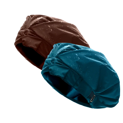 Hairbrella Satin-Lined Shower Cap - Bundle (2)