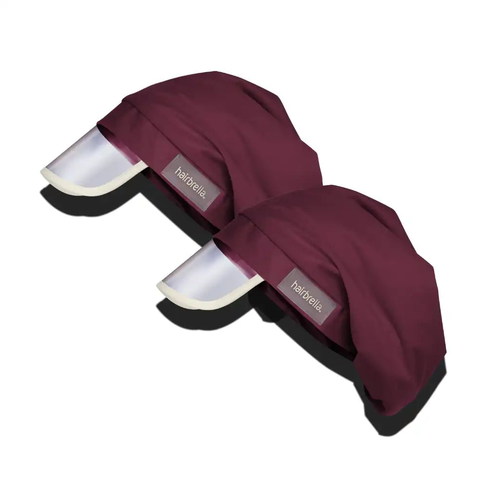 Hairbrella Satin- Lined, Waterproof, Rain Hat Bundle (2)