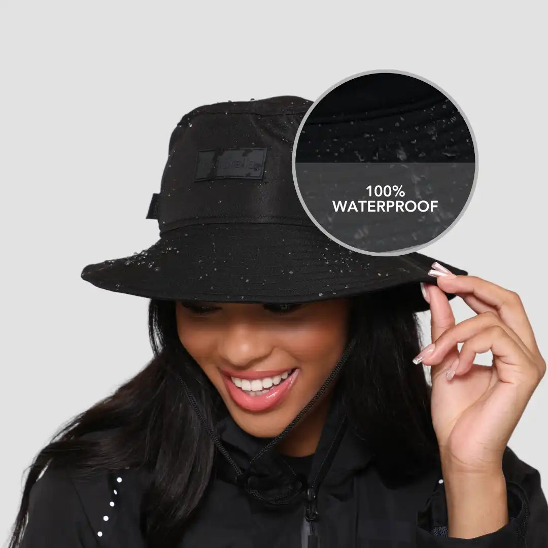 Satin-Lined, Waterproof Boonie Bucket Hat