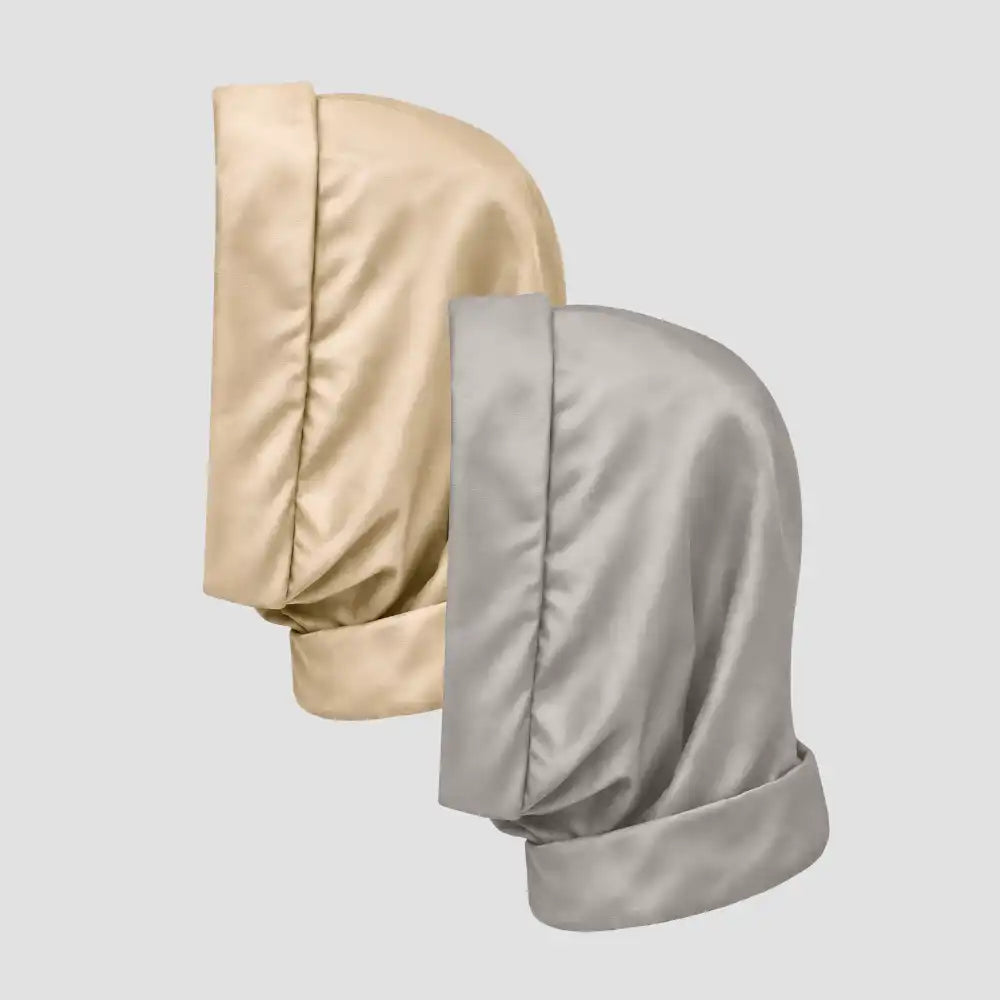 Hairbrella Satin-Lined, Waterproof, Packable Lite Rain Scarf - Bundle(2)