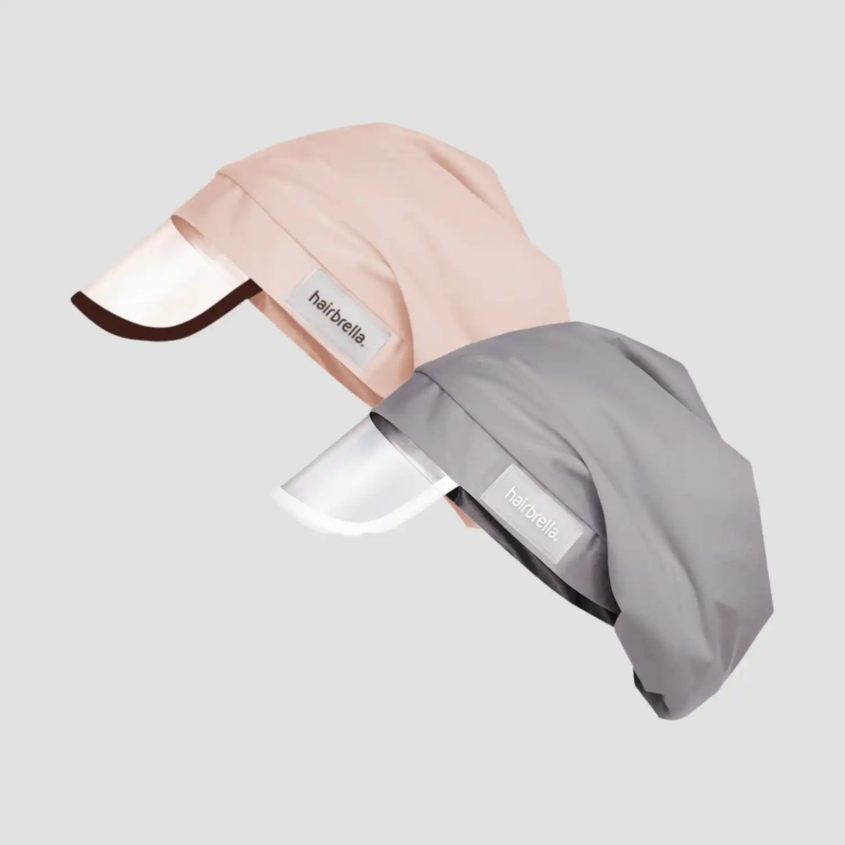 Hairbrella Satin- Lined, Waterproof, Rain Hat Bundle (2)
