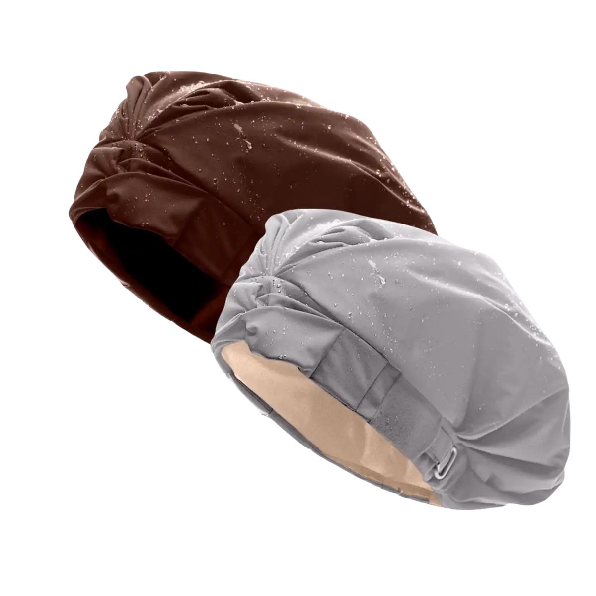 Hairbrella Satin-Lined Shower Cap - Bundle (2)