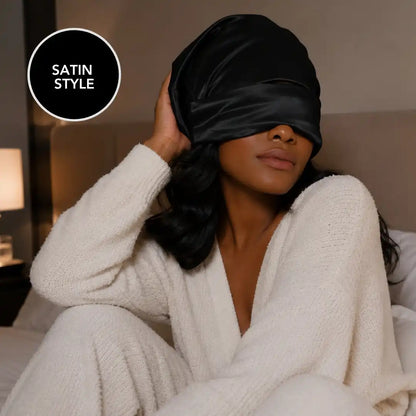 Satin-Lined, Convertible Nap Cap™ with Hidden Eye Mask