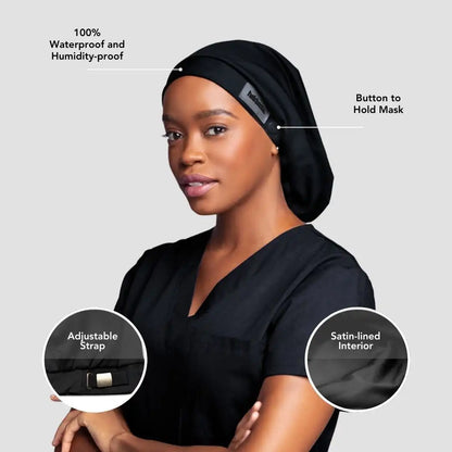 Hairbrella Scrub Cap, Satin-Lined - Bundle (2)