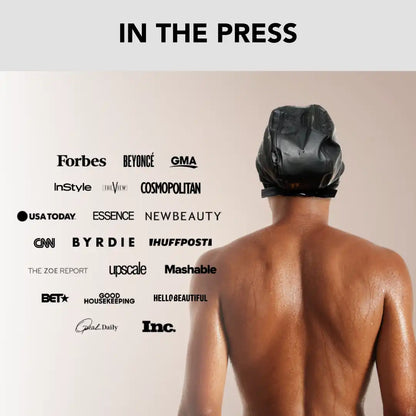 Hairbrella Satin-Lined Waterproof, Adjustable Swim Cap Men
