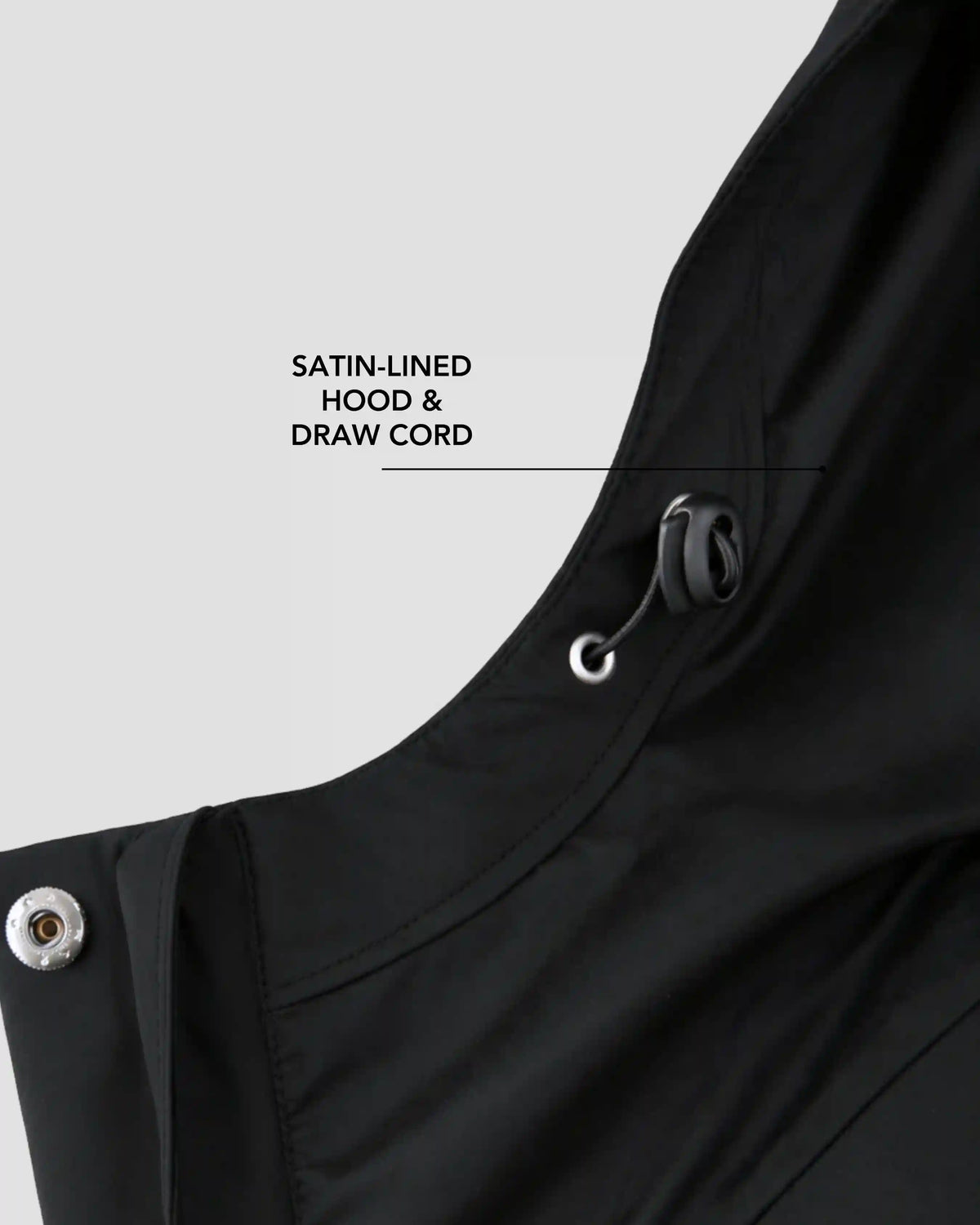 Satin-Lined Packable, Waterproof Lite Rain Jacket