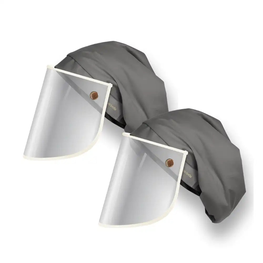 Hairbrella Pro Rain Hat + Face Shield - Bundle (2)