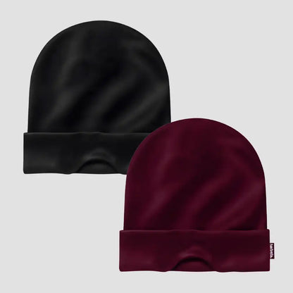Satin-Lined, Convertible Nap Cap™ with Hidden Eye Mask, Bundle 2
