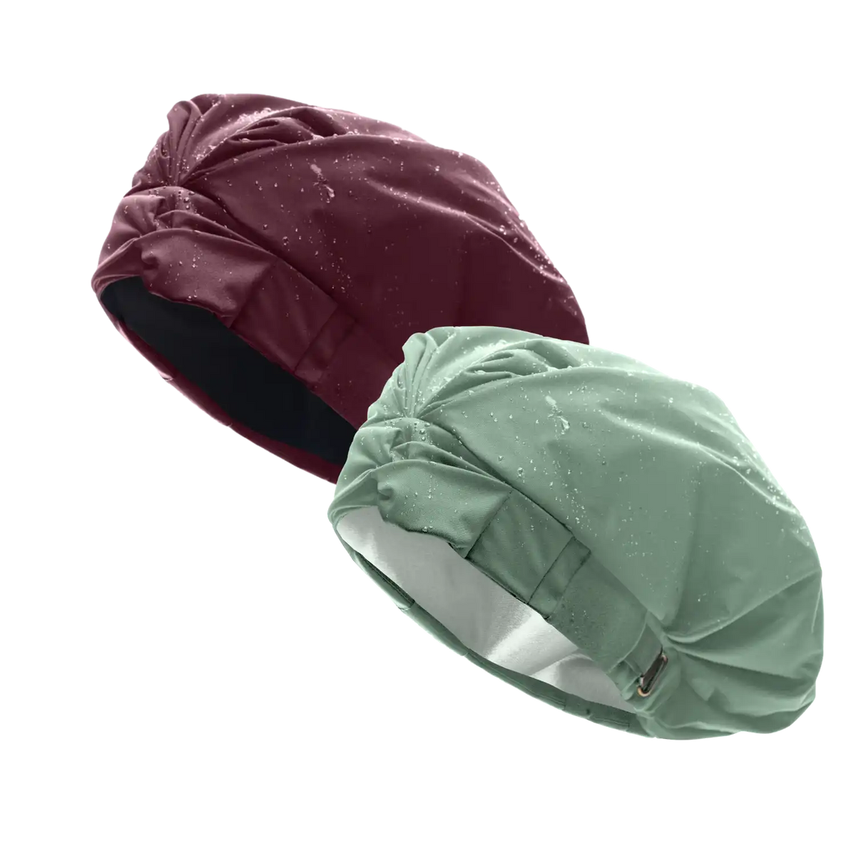 Hairbrella Satin-Lined Shower Cap - Bundle (2)