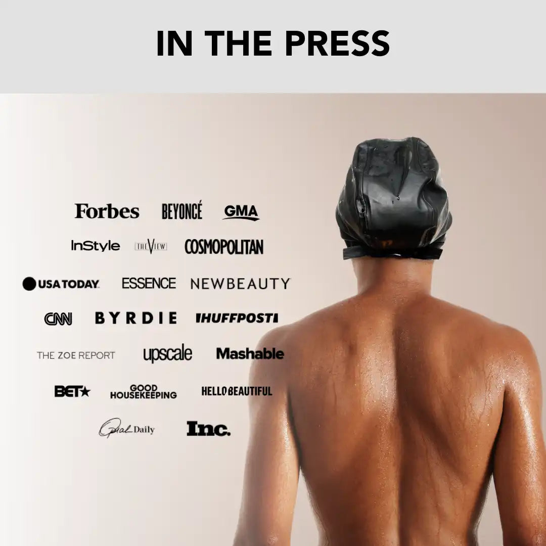 Hairbrella Satin-Lined Waterproof, Adjustable Swim Cap Men