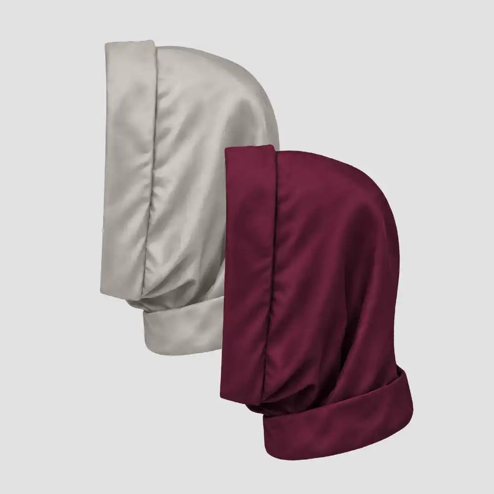 Hairbrella Satin-Lined, Waterproof, Packable Lite Rain Scarf - Bundle(2)