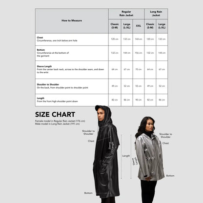 Hairbrella Satin-Lined, Waterproof Rain Jacket
