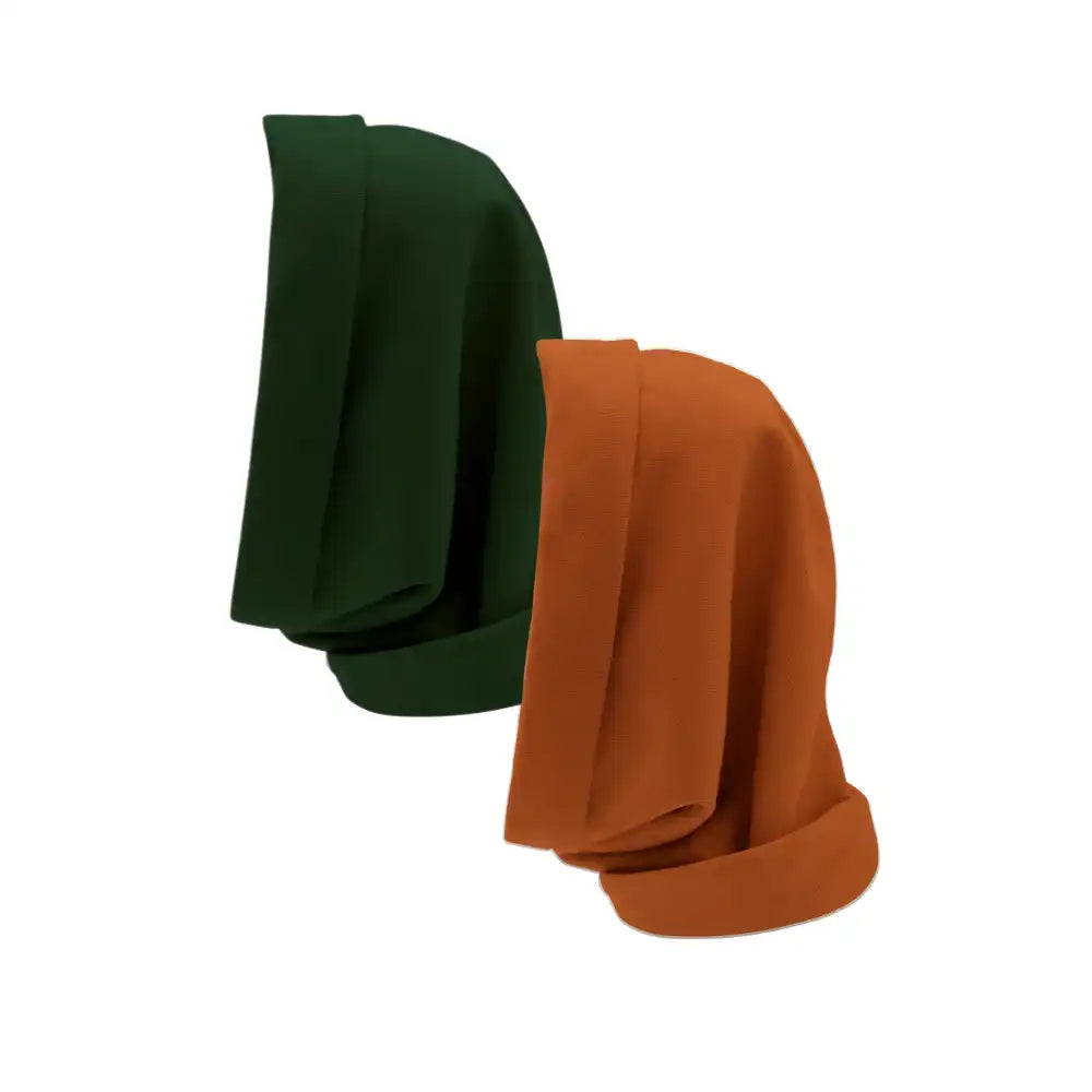 Hairbrella Satin Lined, Waterproof Infinity Rain Scarf - Bundle (2)