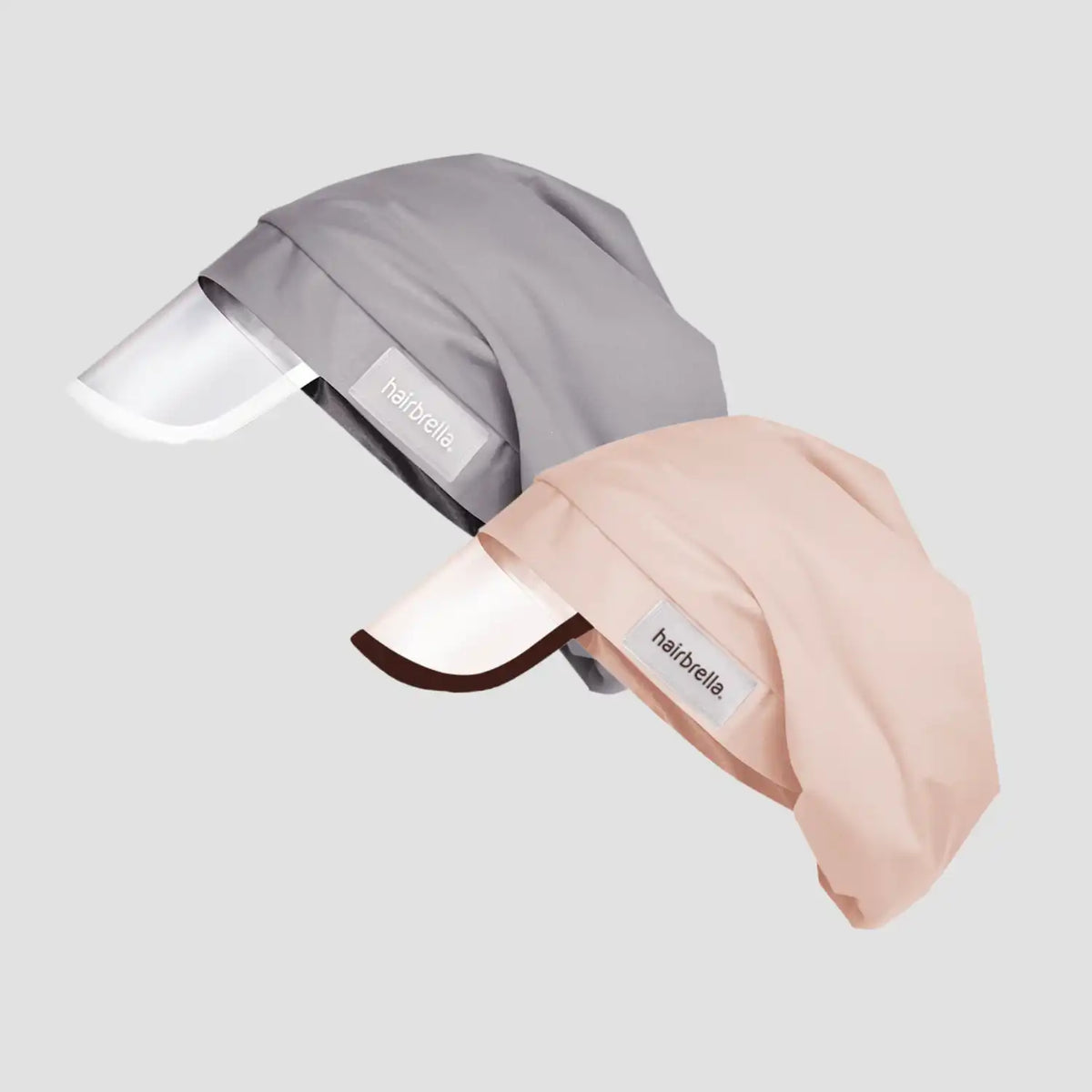 Hairbrella Satin- Lined, Waterproof, Rain Hat Bundle (2)