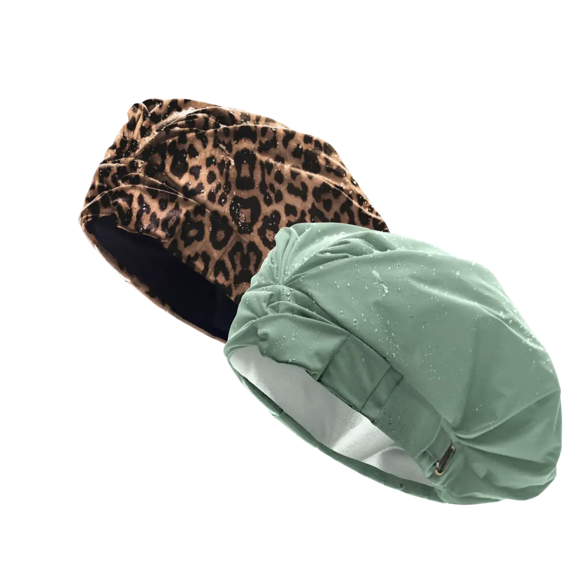 Hairbrella Satin-Lined Shower Cap - Bundle (2)
