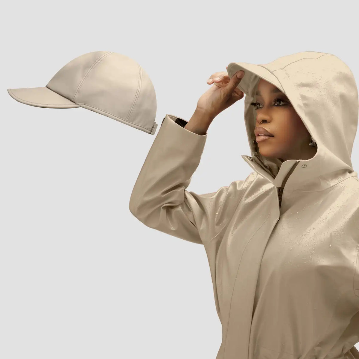 Waterproof Essentials: Rain Jacket & Hat Bundle