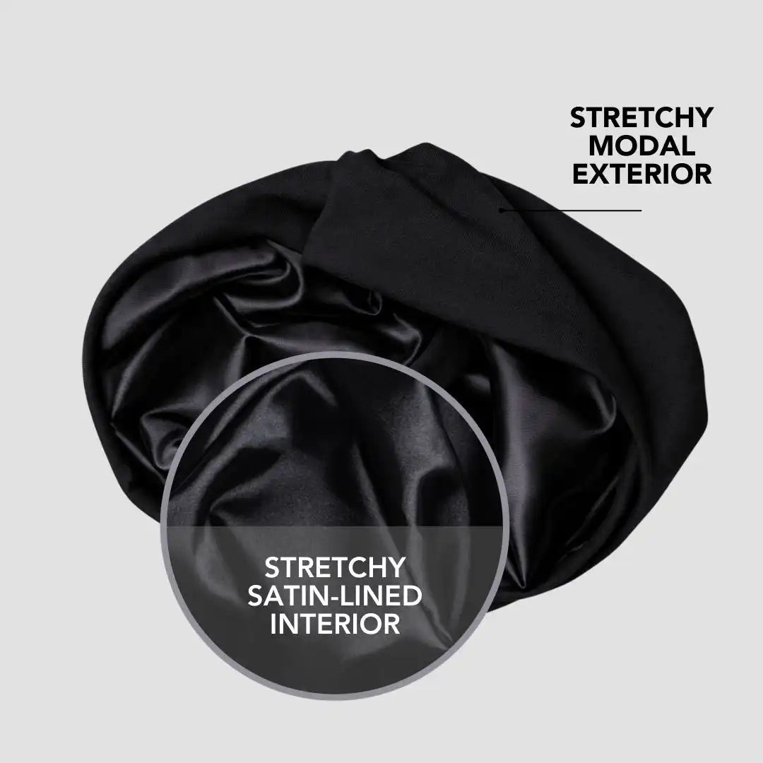Hairbrella Satin-Lined Twist-Front Headband Bundle of 2