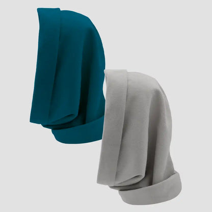 Hairbrella Satin Lined, Waterproof Infinity Rain Scarf - Bundle (2)