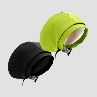 Hairbrella Satin-Lined Waterproof, Adjustable Classic Swim Cap, Black Bundle (2)