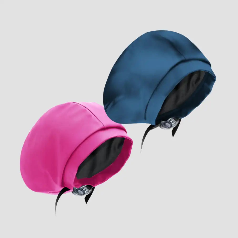 Hairbrella Satin-Lined Waterproof, Adjustable Classic Swim Cap, Pink Bundle (2)